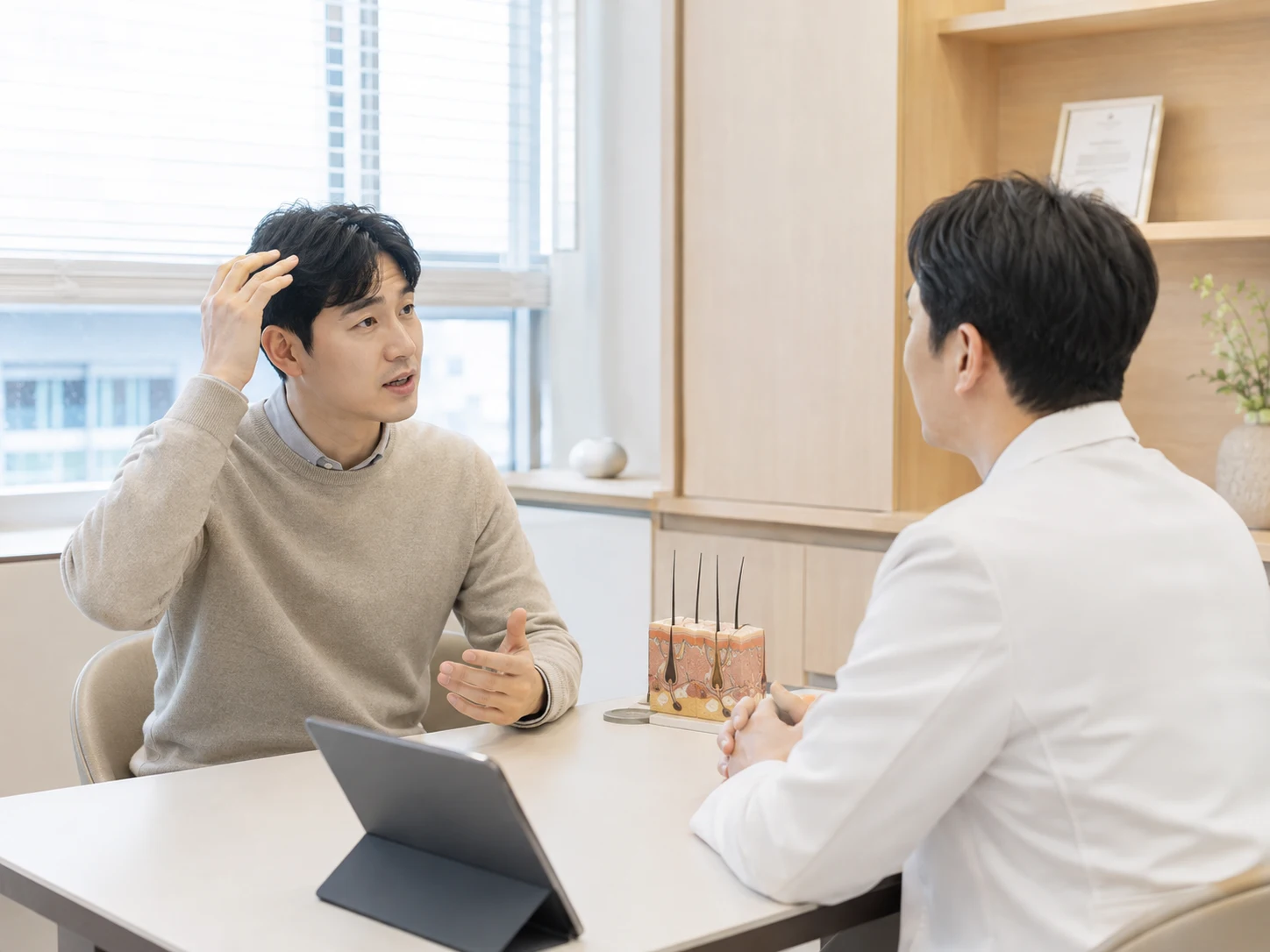 의정부 탈모병원 기관 유형과 상담 범위 비교 장면